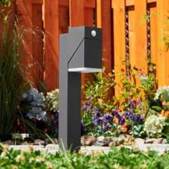 Hofstein Toogong Sockelleuchte LED Anthrazit, 1-flammig, Bewegungsmelder -Außenleuchten Verkäufe toogong sockelleuchte h3607459 6