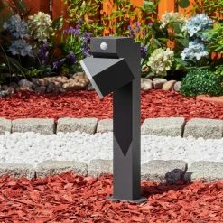 Hofstein Toogong Sockelleuchte LED Anthrazit, 1-flammig, Bewegungsmelder -Außenleuchten Verkäufe toogong sockelleuchte h3607459 9