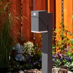 Hofstein Toogong Wegeleuchte LED Anthrazit, 1-flammig, Bewegungsmelder -Außenleuchten Verkäufe toogong wegeleuchte h3584163 9