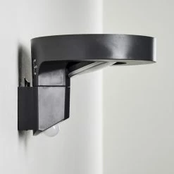 Hofstein Townsville Solar-Außenwandleuchte LED Schwarz, 1-flammig, Bewegungsmelder -Außenleuchten Verkäufe townsville solar aussenwandleuchte h3304853 do1 11