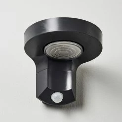 Hofstein Townsville Solar-Außenwandleuchte LED Schwarz, 1-flammig, Bewegungsmelder -Außenleuchten Verkäufe townsville solar aussenwandleuchte h3304853 do1 8