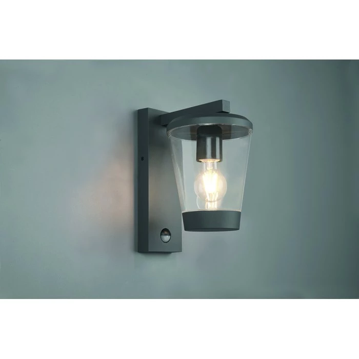 Trio Leuchten Cavado Wandleuchte Anthrazit, 1-flammig, Bewegungsmelder 1 Trio Leuchten Cavado Wandleuchte Anthrazit, 1-flammig, Bewegungsmelder
