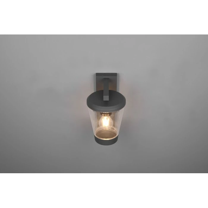 Trio Leuchten Cavado Wandleuchte Anthrazit, 1-flammig, Bewegungsmelder 2 Trio Leuchten Cavado Wandleuchte Anthrazit, 1-flammig, Bewegungsmelder – Bild 2