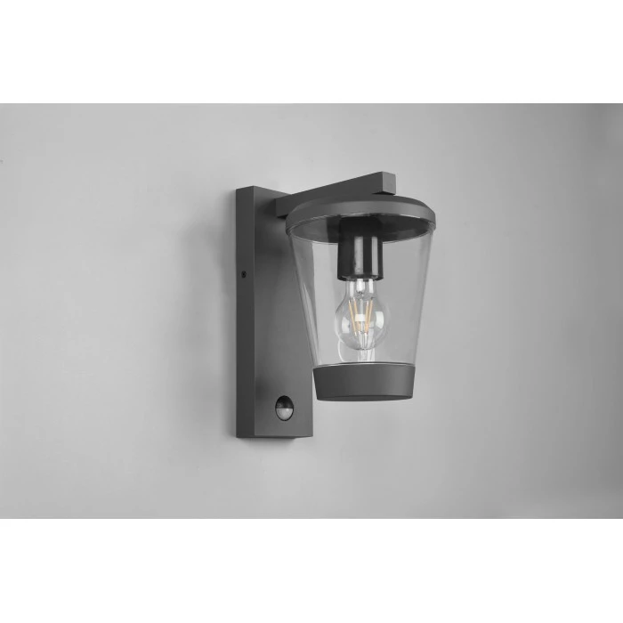 Trio Leuchten Cavado Wandleuchte Anthrazit, 1-flammig, Bewegungsmelder 7 Trio Leuchten Cavado Wandleuchte Anthrazit, 1-flammig, Bewegungsmelder – Bild 7