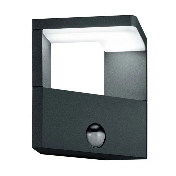Trio Leuchten GANGES Außenwandleuchte LED Anthrazit, 1-flammig, Bewegungsmelder 2 Trio Leuchten GANGES Außenwandleuchte LED Anthrazit, 1-flammig, Bewegungsmelder – Bild 2