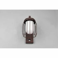 Trio Leuchten Tuela Au&szlig;enwandleuchte Rostfarben, 1-flammig, Bewegungsmelder -Außenleuchten Verkäufe trio leuchten tuela aussenwandleuchte 210869124 15