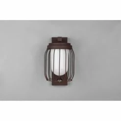 Trio Leuchten Tuela Au&szlig;enwandleuchte Rostfarben, 1-flammig, Bewegungsmelder -Außenleuchten Verkäufe trio leuchten tuela aussenwandleuchte 210869124 17