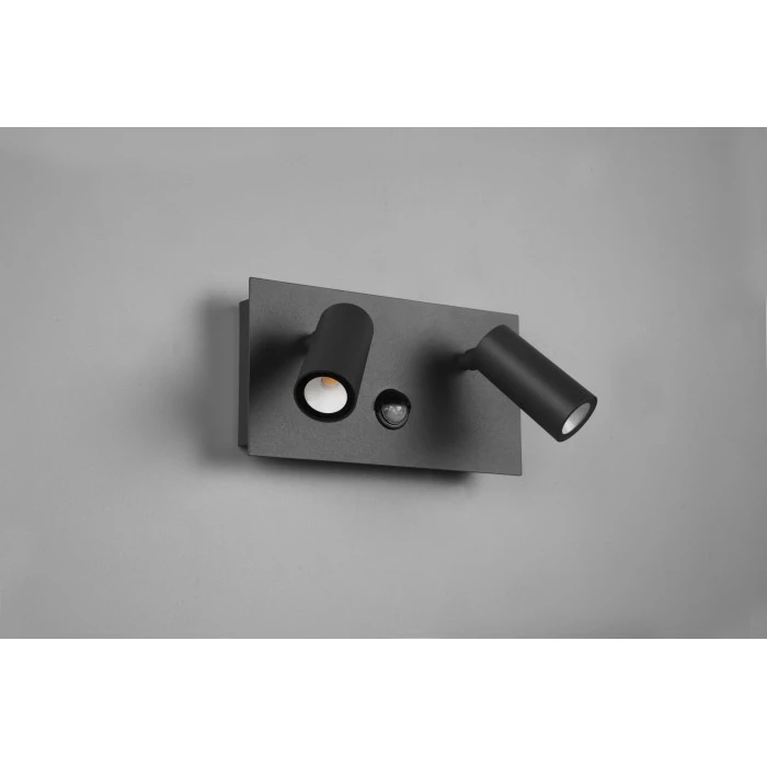 Trio Leuchten Trio Tunga Außenwandleuchte LED Anthrazit, 2-flammig, Bewegungsmelder 4 Trio Leuchten Trio Tunga Außenwandleuchte LED Anthrazit, 2-flammig, Bewegungsmelder – Bild 4