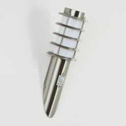 Hofstein Tunes Außenwandleuchte Nickel-Matt, 1-flammig, Bewegungsmelder -Außenleuchten Verkäufe tunes aussenwandleuchte h3539774 8