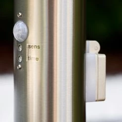 Hofstein Tunes Sockelleuchte Edelstahl, 1-flammig, Bewegungsmelder -Außenleuchten Verkäufe tunes sockelleuchte h165134 3