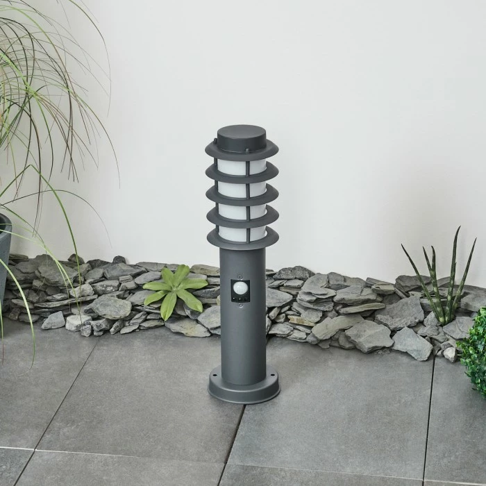 Hofstein Tunes Sockelleuchte Anthrazit, 1-flammig, Bewegungsmelder 5 Hofstein Tunes Sockelleuchte Anthrazit, 1-flammig, Bewegungsmelder – Bild 5