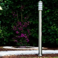 Hofstein Tunes Wegeleuchte Edelstahl, 1-flammig, Bewegungsmelder -Außenleuchten Verkäufe tunes wegeleuchte h165080 12