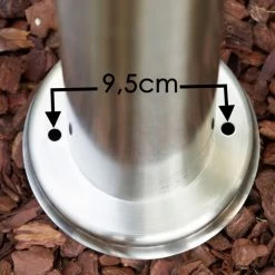 Hofstein Tunes Wegeleuchte Edelstahl, 1-flammig, Bewegungsmelder -Außenleuchten Verkäufe tunes wegeleuchte h165080 2