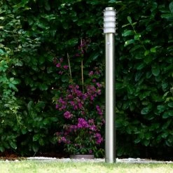 Hofstein Tunes Wegeleuchte Edelstahl, 1-flammig, Bewegungsmelder -Außenleuchten Verkäufe tunes wegeleuchte h165080 6