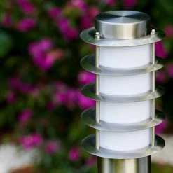 Hofstein Tunes Wegeleuchte Edelstahl, 1-flammig, Bewegungsmelder -Außenleuchten Verkäufe tunes wegeleuchte h165097 10