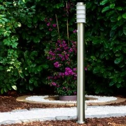 Hofstein Tunes Wegeleuchte Edelstahl, 1-flammig, Bewegungsmelder -Außenleuchten Verkäufe tunes wegeleuchte h165097 5