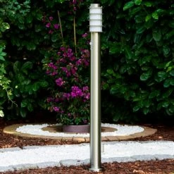 Hofstein Tunes Wegeleuchte Edelstahl, 1-flammig, Bewegungsmelder -Außenleuchten Verkäufe tunes wegeleuchte h165097 7