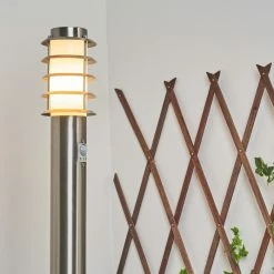 Hofstein Tunes Wegeleuchte Nickel-Matt, 1-flammig, Bewegungsmelder -Außenleuchten Verkäufe tunes wegeleuchte h3456941 8