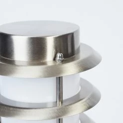 Hofstein Tunes Wegeleuchte Nickel-Matt, 1-flammig, Bewegungsmelder -Außenleuchten Verkäufe tunes wegeleuchte h3456965 2