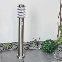 Hofstein Tunes Wegeleuchte Nickel-Matt, 1-flammig, Bewegungsmelder -Außenleuchten Verkäufe tunes wegeleuchte h3458884 11