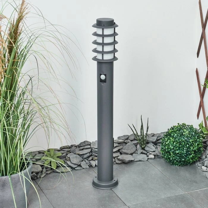 Hofstein Tunes Wegeleuchte Anthrazit, 1-flammig, Bewegungsmelder 2 Hofstein Tunes Wegeleuchte Anthrazit, 1-flammig, Bewegungsmelder – Bild 2