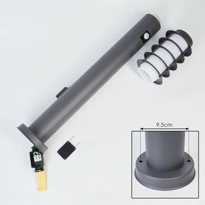 Hofstein Tunes Wegeleuchte Anthrazit, 1-flammig, Bewegungsmelder 5 Hofstein Tunes Wegeleuchte Anthrazit, 1-flammig, Bewegungsmelder – Bild 5