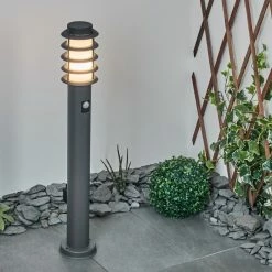 Hofstein Tunes Wegeleuchte Anthrazit, 1-flammig, Bewegungsmelder -Außenleuchten Verkäufe tunes wegeleuchte h3536506 8