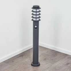 Hofstein Tunes Wegeleuchte Nickel-Matt, 1-flammig, Bewegungsmelder -Außenleuchten Verkäufe tunes wegeleuchte h3538678 7