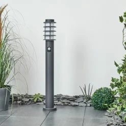 Hofstein Tunes Wegeleuchte Anthrazit, 1-flammig, Bewegungsmelder -Außenleuchten Verkäufe tunes wegeleuchte h3539231 11