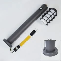 Hofstein Tunes Wegeleuchte Anthrazit, 1-flammig, Bewegungsmelder -Außenleuchten Verkäufe tunes wegeleuchte h3539231 4