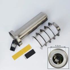 Hofstein Tunes Wegeleuchte Nickel-Matt, 1-flammig, Bewegungsmelder -Außenleuchten Verkäufe tunes wegeleuchte h3539354 4