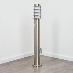 Hofstein Tunes Wegeleuchte Nickel-Matt, 1-flammig, Bewegungsmelder -Außenleuchten Verkäufe tunes wegeleuchte h3539408 7