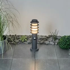 Hofstein Tunes Wegeleuchte Anthrazit, 1-flammig, Bewegungsmelder -Außenleuchten Verkäufe tunes wegeleuchte h3546574 10