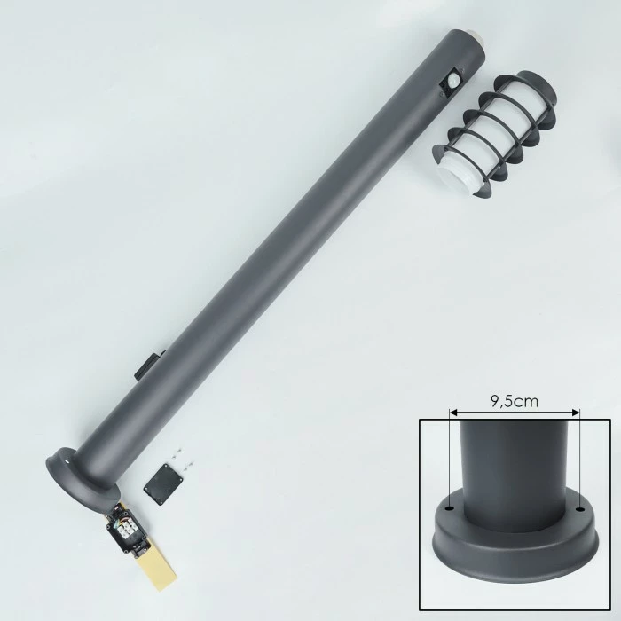 Hofstein Tunes Wegeleuchte Anthrazit, 1-flammig, Bewegungsmelder 5 Hofstein Tunes Wegeleuchte Anthrazit, 1-flammig, Bewegungsmelder – Bild 5