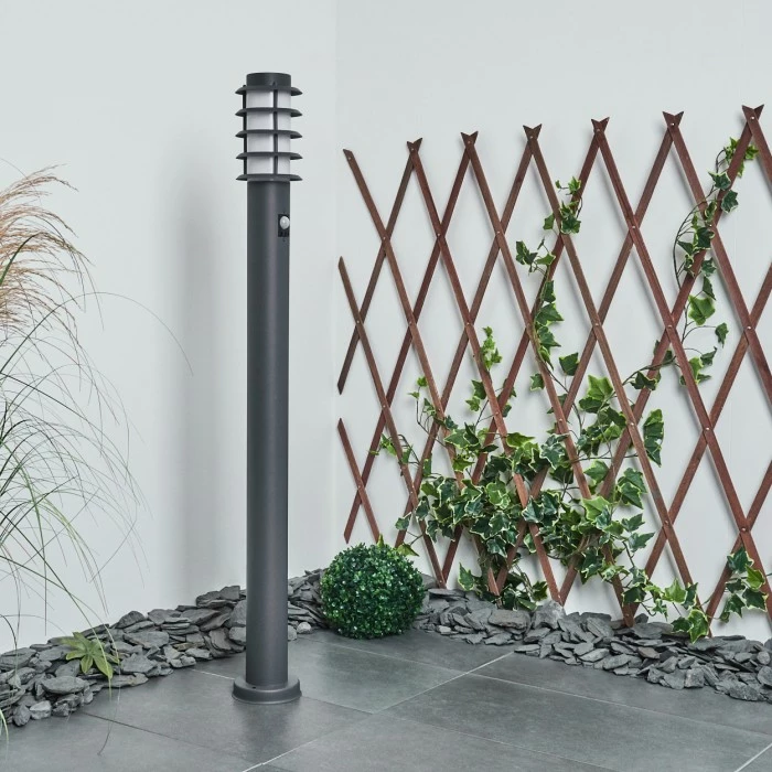 Hofstein Tunes Wegeleuchte Anthrazit, 1-flammig, Bewegungsmelder 12 Hofstein Tunes Wegeleuchte Anthrazit, 1-flammig, Bewegungsmelder – Bild 12