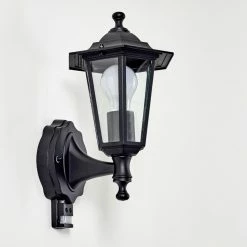 Hofstein Valtimo Außenwandleuchte Schwarz, 1-flammig, Bewegungsmelder -Außenleuchten Verkäufe valtimo aussenwandleuchte h3029879 9