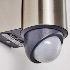 Hofstein Vas&ouml;n Au&szlig;enwandleuchte LED Edelstahl, 1-flammig, Bewegungsmelder -Außenleuchten Verkäufe vasoen aussenwandleuchte h3300411 do1 19