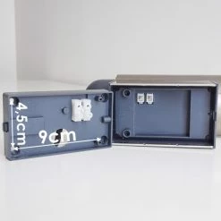 Hofstein Vas&ouml;n Au&szlig;enwandleuchte LED Edelstahl, 1-flammig, Bewegungsmelder -Außenleuchten Verkäufe vasoen aussenwandleuchte h3300411 do1 22