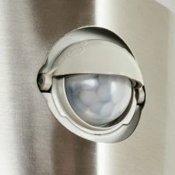 Hofstein Visnum Au&szlig;enwandleuchte Nickel-Matt, Wei&szlig;, 1-flammig, Bewegungsmelder -Außenleuchten Verkäufe visnum aussenwandleuchte h3430576 5