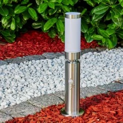 Hofstein Walise Außensockelleuchte Edelstahl, 1-flammig, Bewegungsmelder -Außenleuchten Verkäufe walise aussensockelleuchte h3302002 do1 5