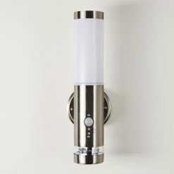 Hofstein Walise Außenwandleuchte Edelstahl, 1-flammig, Bewegungsmelder -Außenleuchten Verkäufe walise aussenwandleuchte h3299562 do1 13