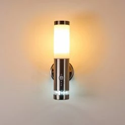 Hofstein Walise Außenwandleuchte Edelstahl, 1-flammig, Bewegungsmelder -Außenleuchten Verkäufe walise aussenwandleuchte h3299562 do1 7