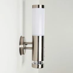 Hofstein Walise Außenwandleuchte Edelstahl, 1-flammig, Bewegungsmelder -Außenleuchten Verkäufe walise aussenwandleuchte h3299562 do1 8