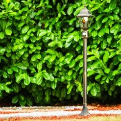 Hofstein Wegeleuchte Antibes Braun, Gold, 1-flammig, Bewegungsmelder -Außenleuchten Verkäufe wegeleuchte antibes h169149 7