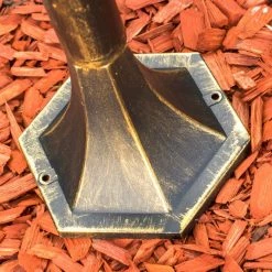 Hofstein Wegeleuchte BORKAN Braun, Gold, 1-flammig, Bewegungsmelder -Außenleuchten Verkäufe wegeleuchte borkan h3021361 do3 11