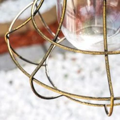 Hofstein Wegeleuchte BORKAN Braun, Gold, 1-flammig, Bewegungsmelder -Außenleuchten Verkäufe wegeleuchte borkan h3021361 do3 7