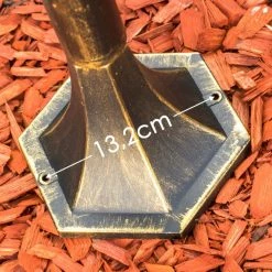 Hofstein Wegeleuchte BORKAN Braun, Gold, 1-flammig, Bewegungsmelder -Außenleuchten Verkäufe wegeleuchte borkan h3021361 do3 8