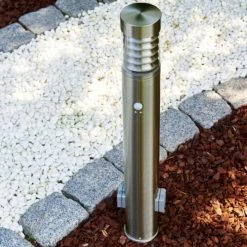 Hofstein Wegeleuchte Dakar Edelstahl, 1-flammig, Bewegungsmelder -Außenleuchten Verkäufe wegeleuchte dakar h168036 10