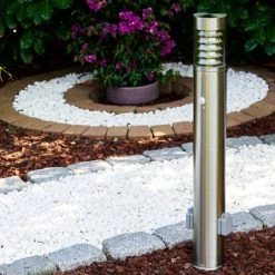 Hofstein Wegeleuchte Dakar Edelstahl, 1-flammig, Bewegungsmelder -Außenleuchten Verkäufe wegeleuchte dakar h168036 2