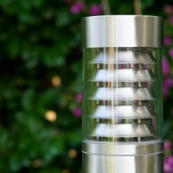 Hofstein Wegeleuchte Dakar Edelstahl, 1-flammig, Bewegungsmelder -Außenleuchten Verkäufe wegeleuchte dakar h168036 5